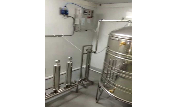 Mineral water plant